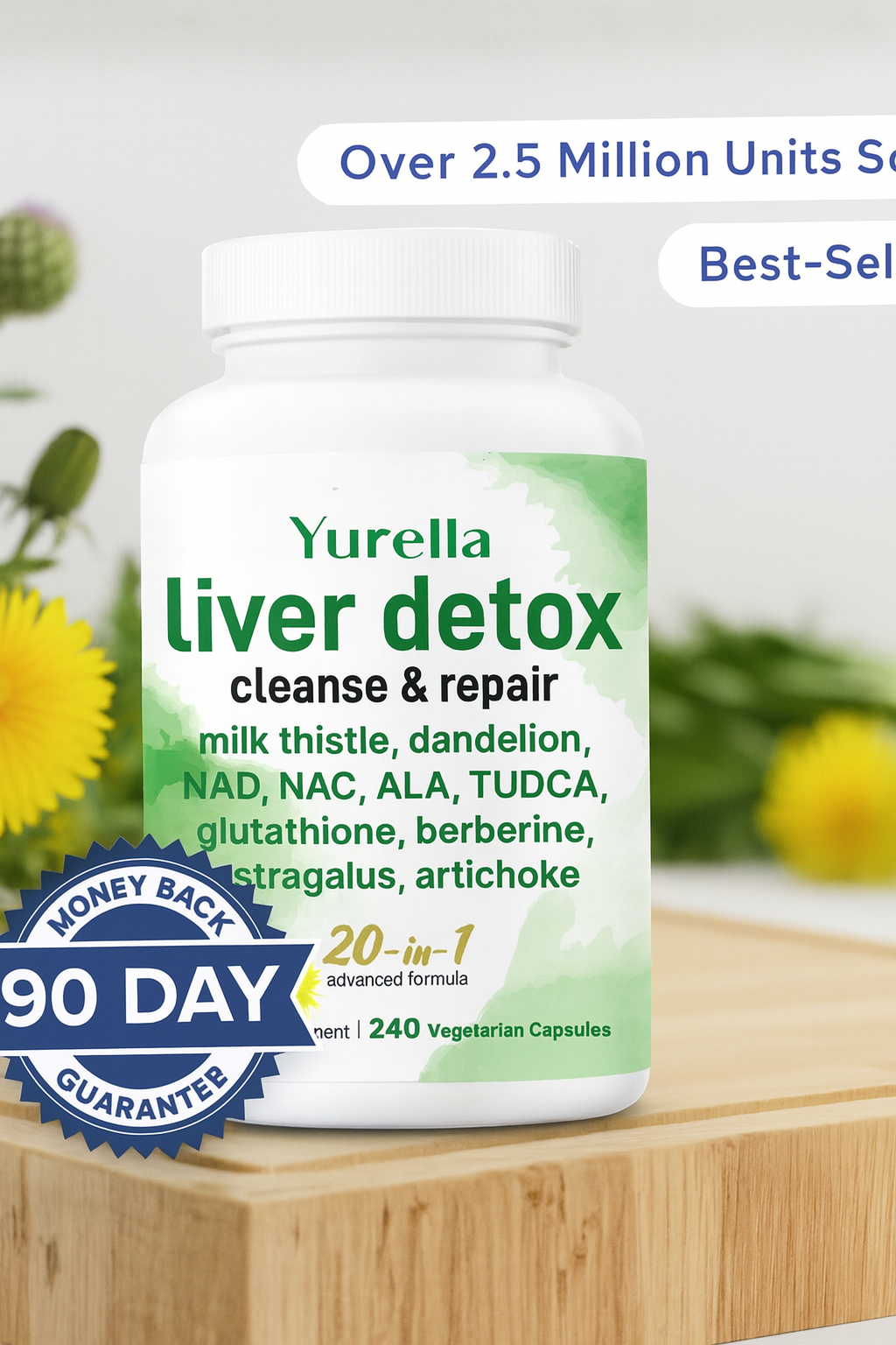 Yurella Harvests 20-in-1 Advanced Liver Detox Formula