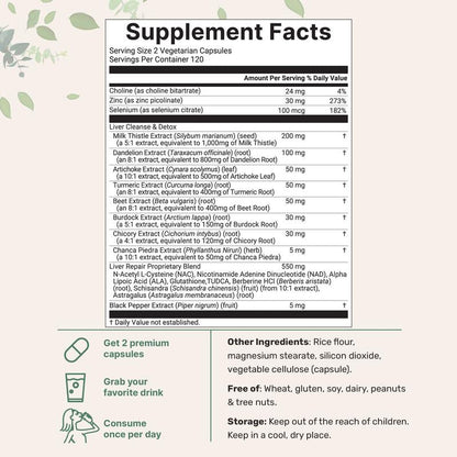 Yurella Harvests 20-in-1 Advanced Liver Detox Formula